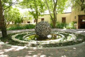 Driftwood globe garden feature in South Africa